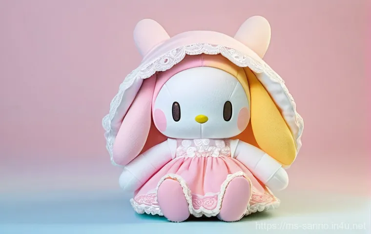 마이멜로디와 힐링 문구의 콜라보 - **Prompt 1: My Melody's Comforting Embrace**
A cheerful My Melody character, rendered in soft, c...