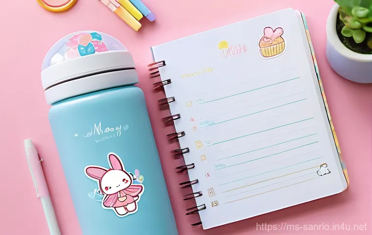 마이멜로디와 힐링 문구의 콜라보 - **Prompt 2: My Melody's Moment of Reflection**
    A charming My Melody, in her traditional soft pin...